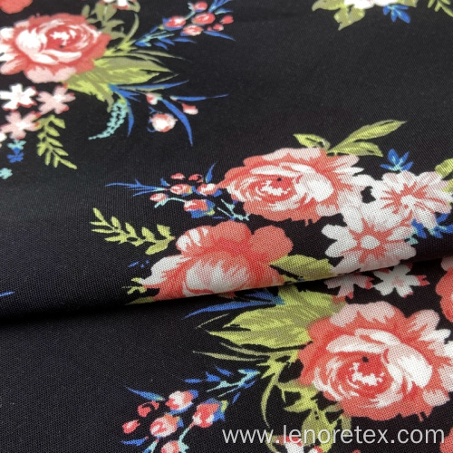Woven Rayon Printed Fabric For Summer Shirts